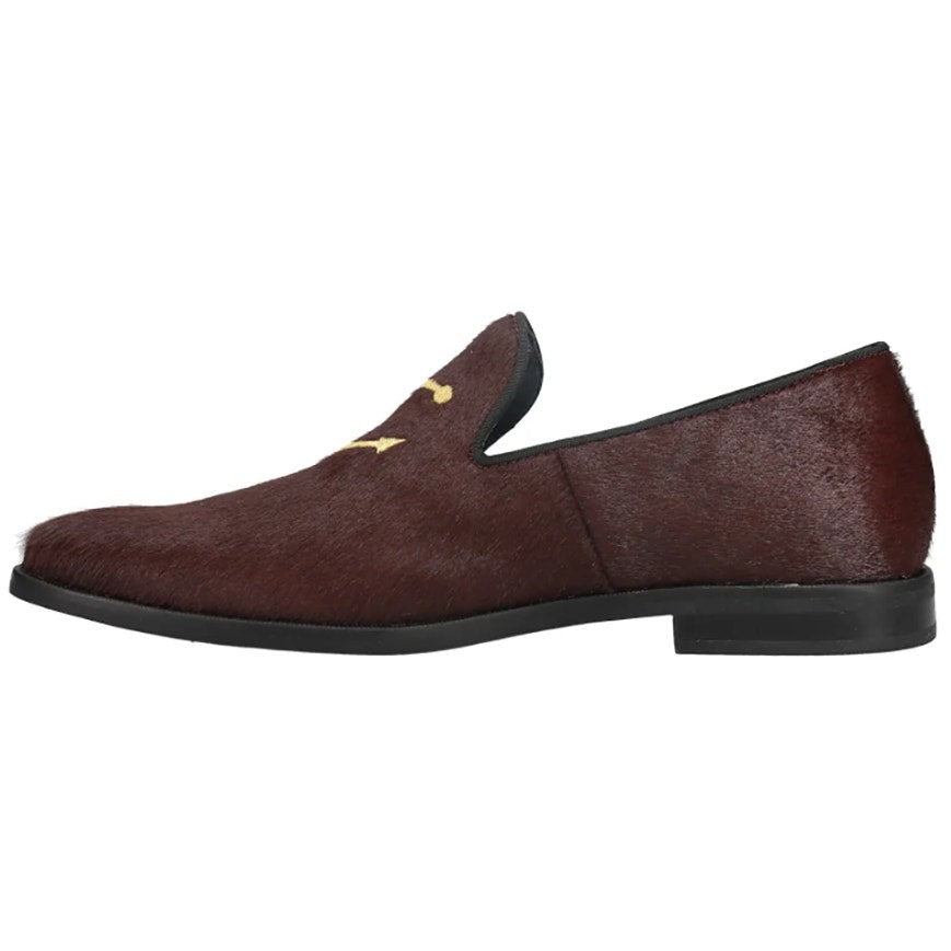 Sperry Mens Overlook Smoking Slipper Loafers Size 8 Brown Slip On Anchor NWOB