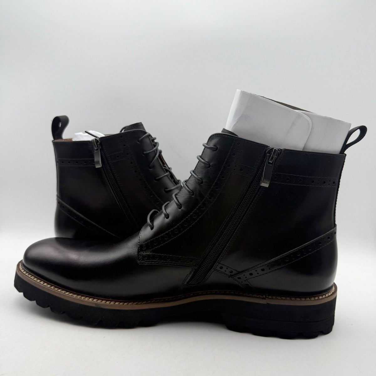 Vintage Foundry Co. Mens Blade Ankle Boots US 11 EU 44 Black Leather NIB