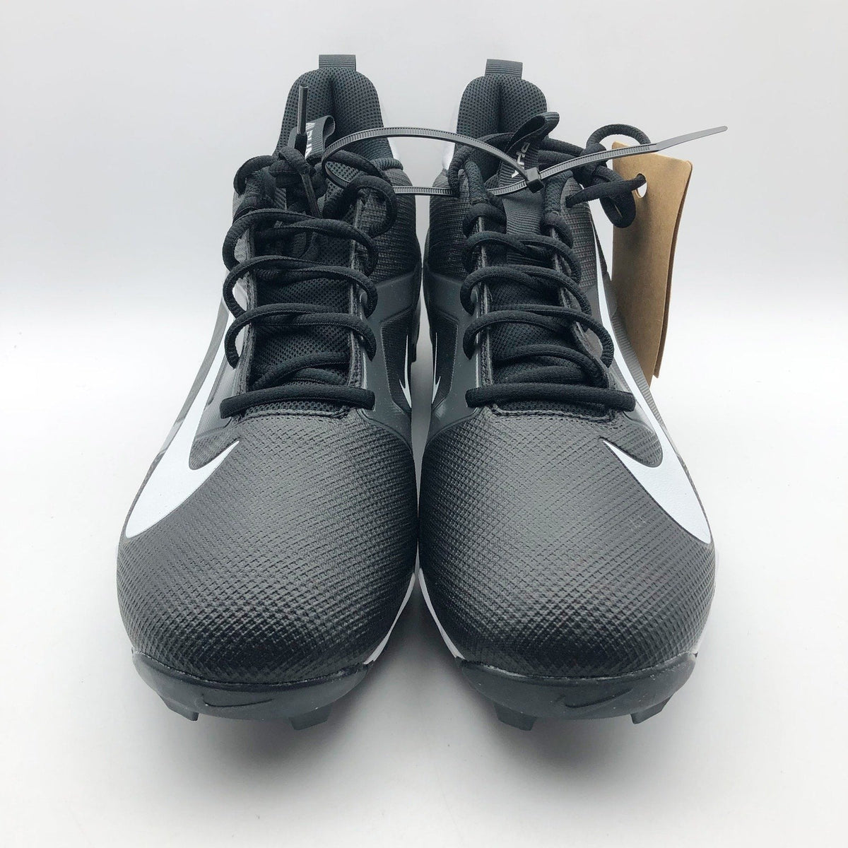 Nike Mens Alpha Menace 4 Shark Football Cleats 14 Wide Black Grey White NWOB