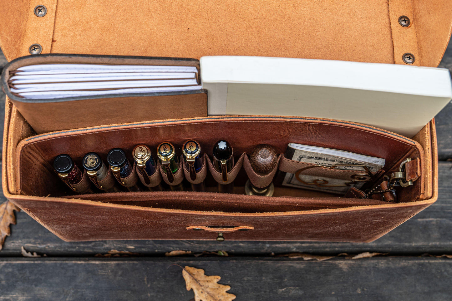 Writer's Medic Bag - Crazy Horse Tan