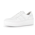 Gabor Womens Gabor 23.203 Casul Sneakers US Size 6 UK 3.5 White Leather NIB