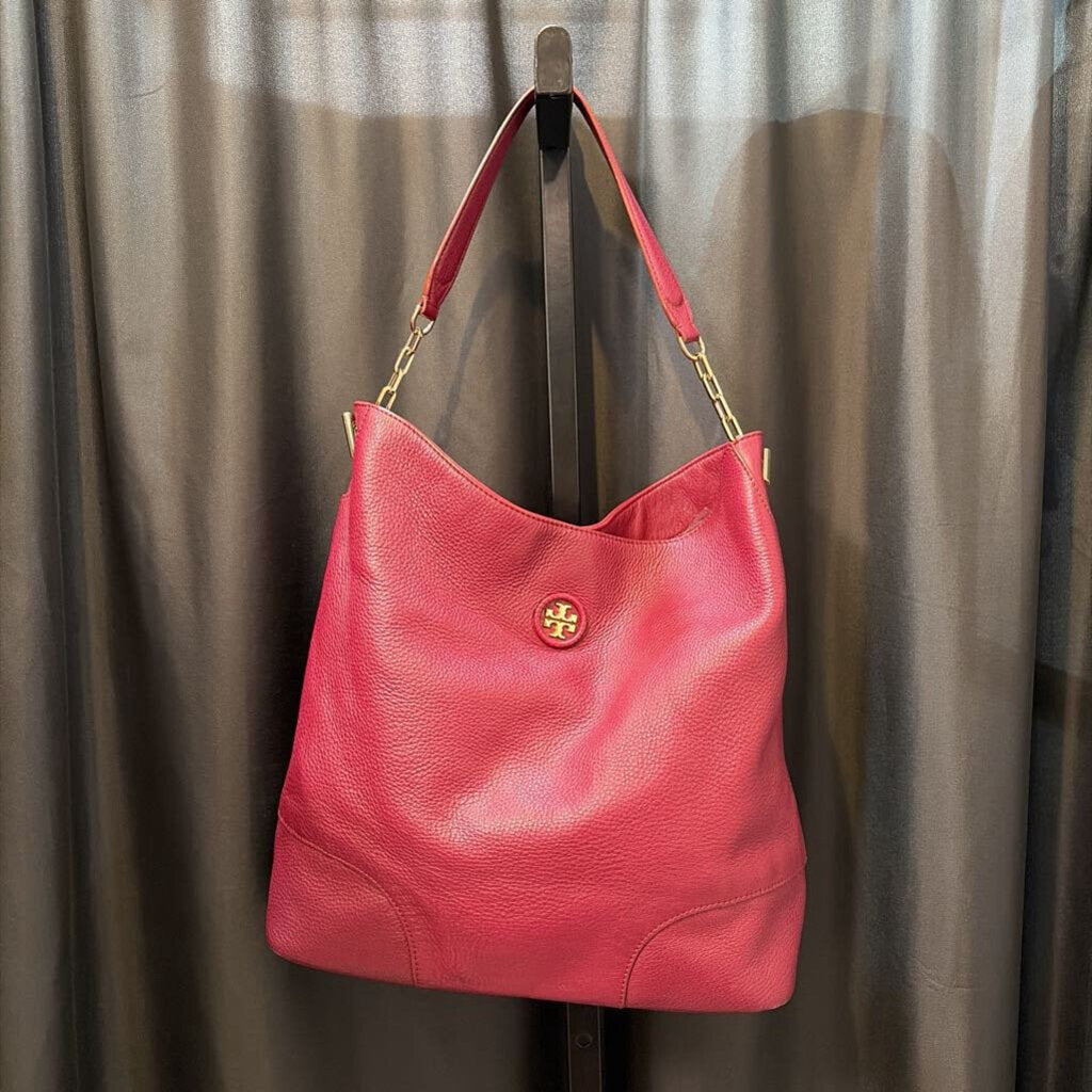 Tory Burch Pebble Leather Tote HANDBAGS L
