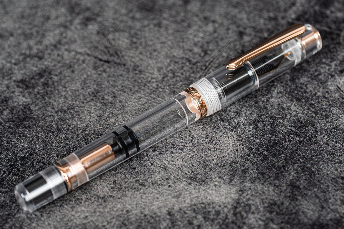 Nahvalur X Galen Original Rose Gold Fountain Pen - Demo