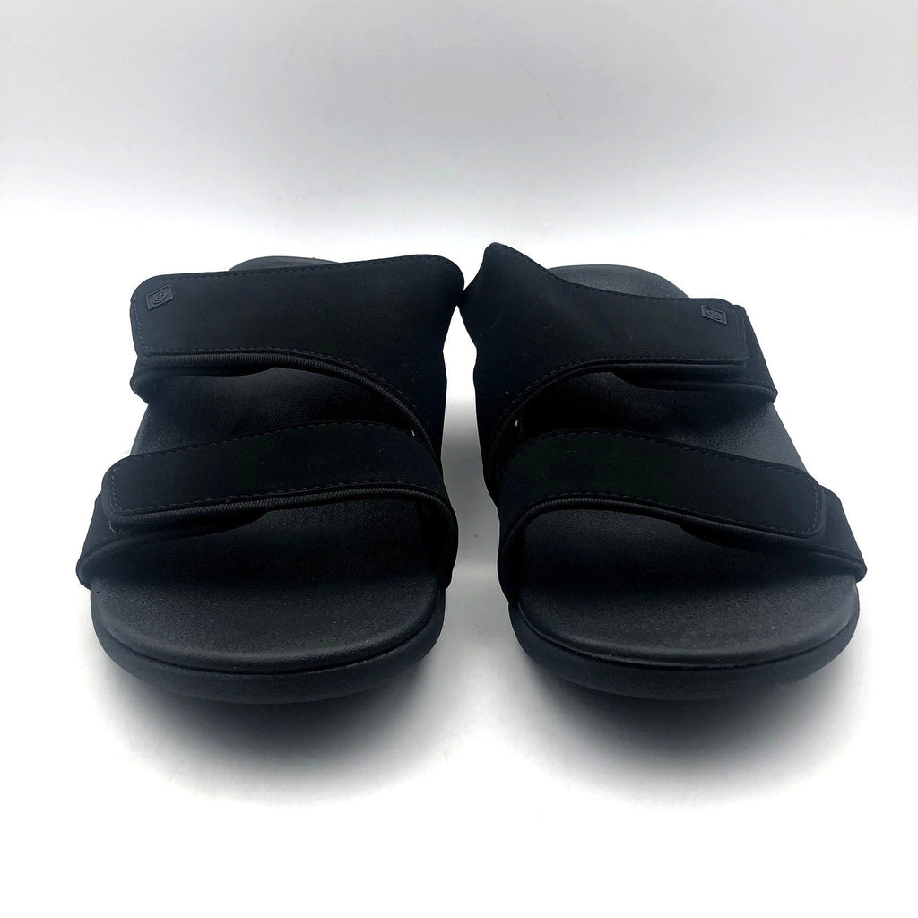 Spenco Womens KHOLO NUEVO Comfort Slide Sandals Size 9.5B Black NWT