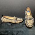 Coach Canvas Logo Loafer SHOES 8