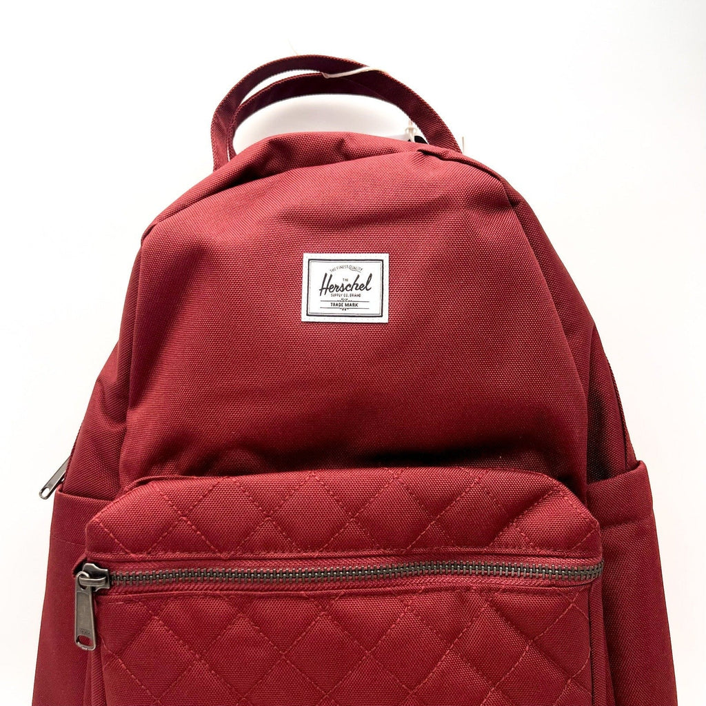 HERSCHEL SUPPLY CO. Nova Quilted Backpack Oxblood Red NWT