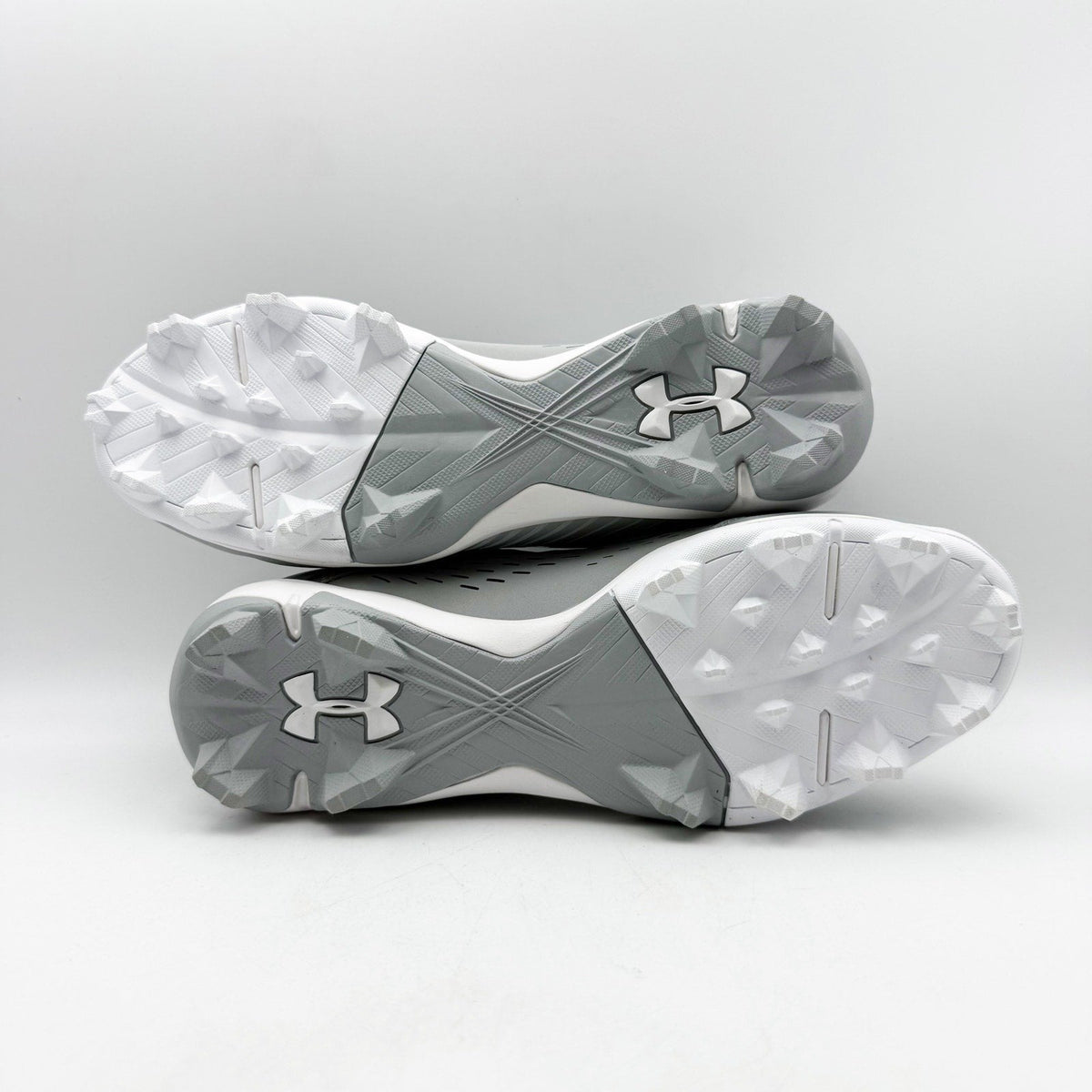 Under Armour Mens Leadoff Low RM Molded Baseball Cleats Size 13 Grey White NWOB