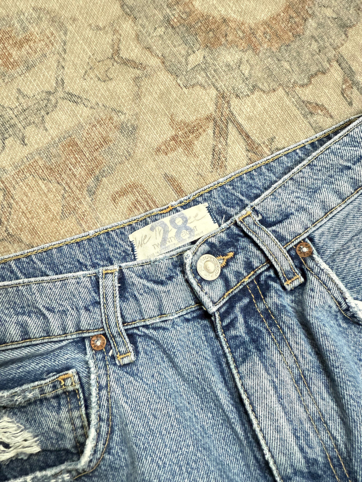 Free People Lita Straight HR Jeans (28x26)