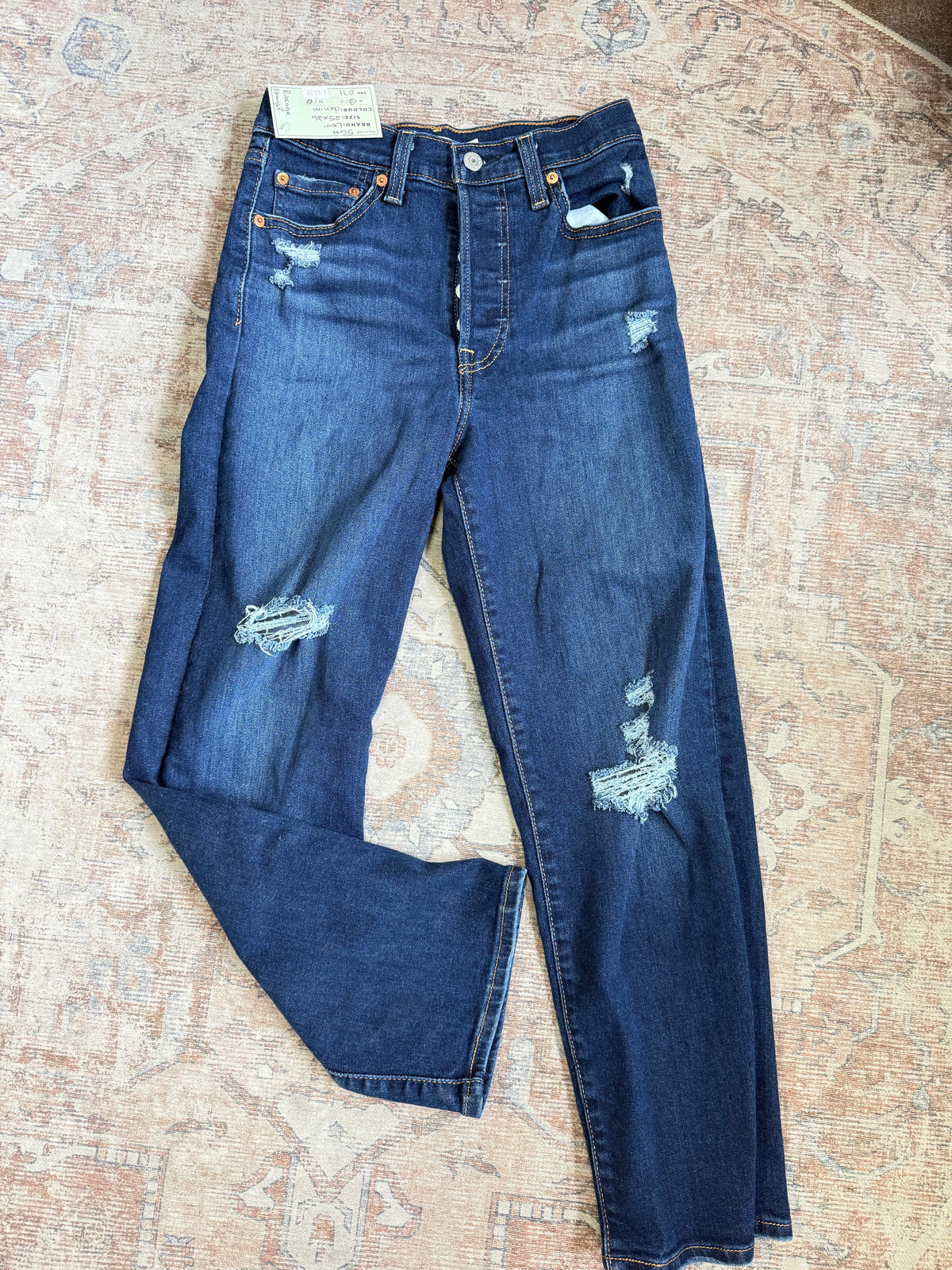 Levi’s Ribcage Straight HR Jeans (25x26)