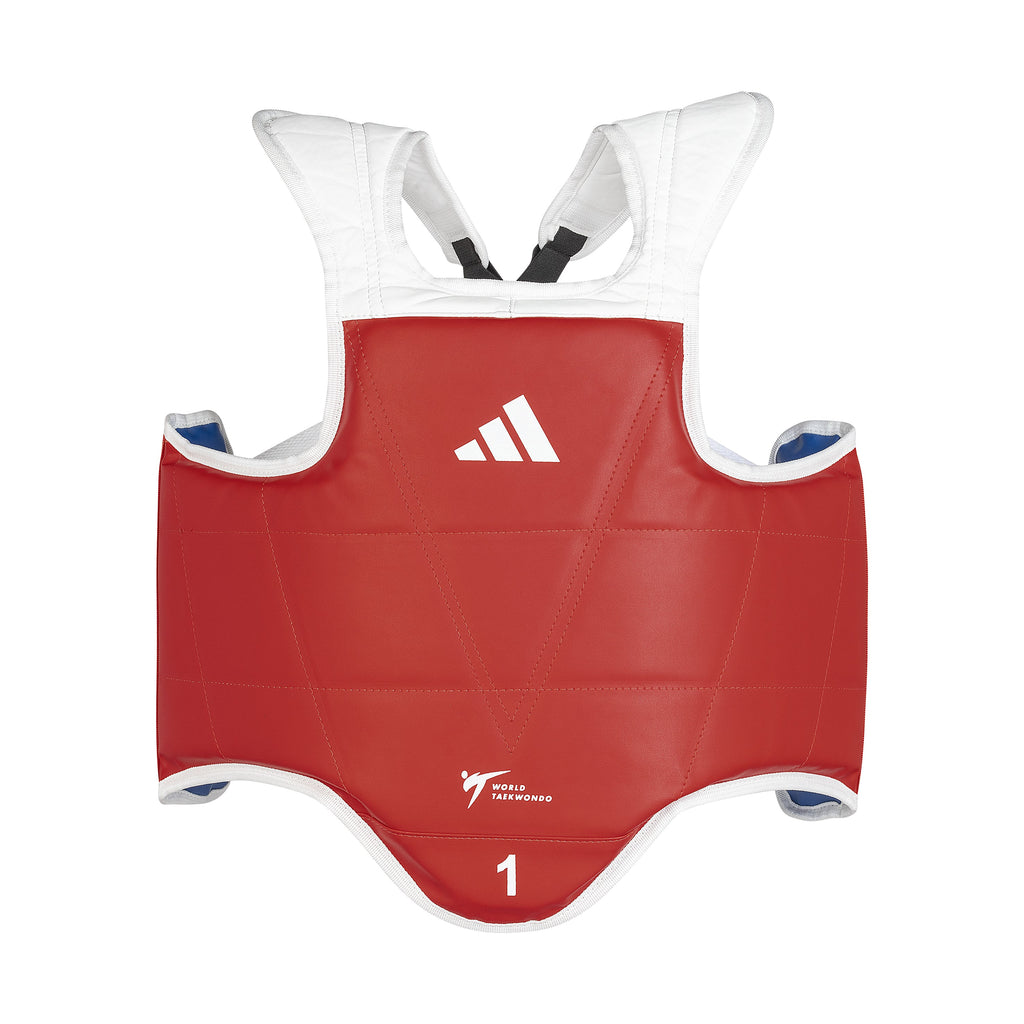 adidas Olympic Style Reversible Chest Guard - World Taekwondo Federation Approved