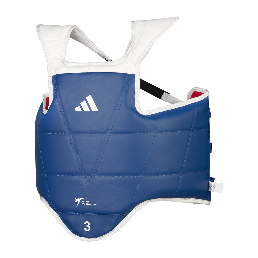 adidas Olympic Style Reversible Chest Guard - World Taekwondo Federation Approved