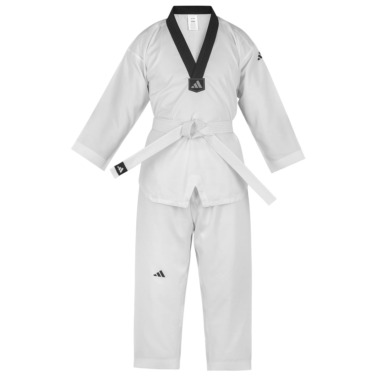 adidas Taekwondo Student Uniform--White, Black, Red/Black, Blue/Black, Poom Trim