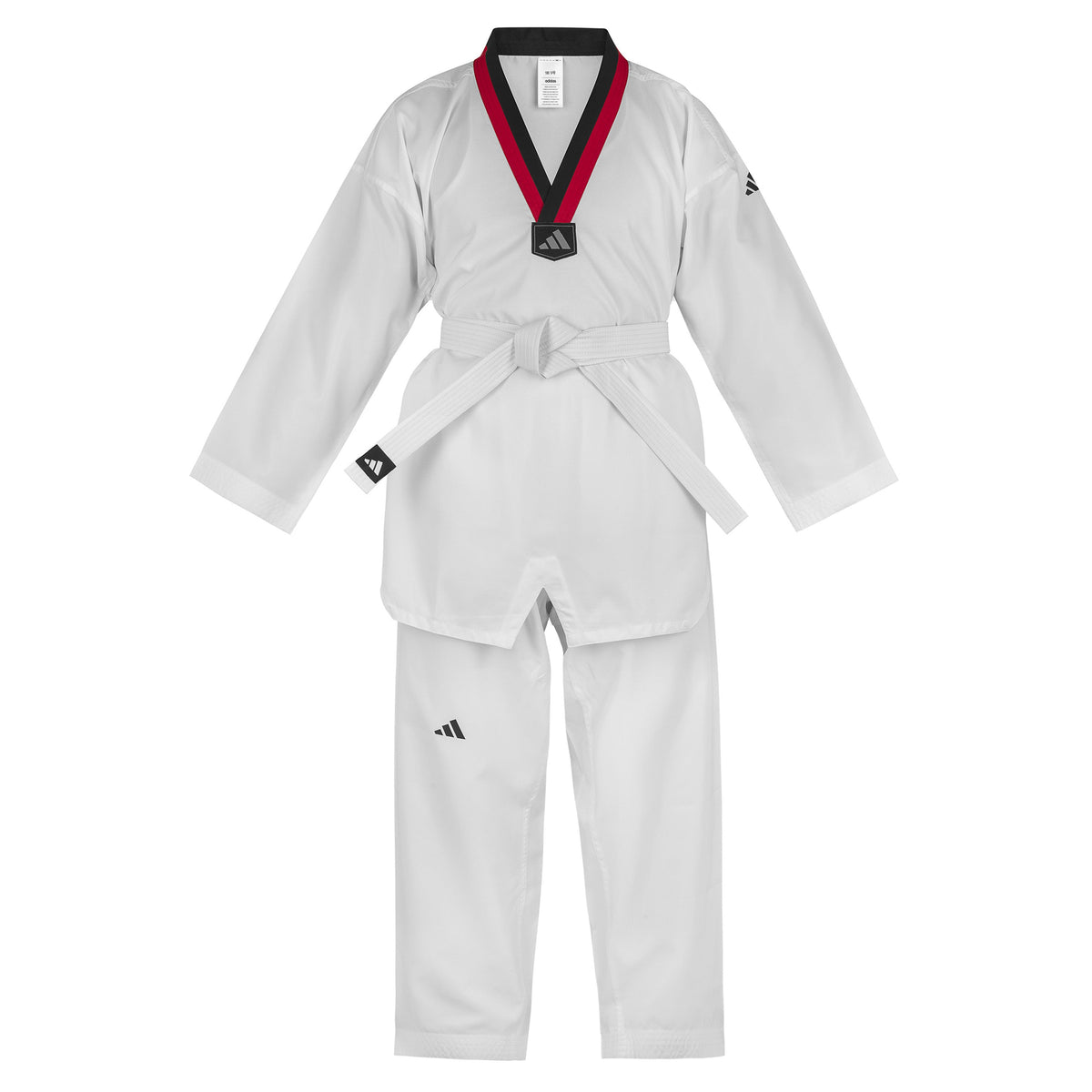 adidas Taekwondo Student Uniform--White, Black, Red/Black, Blue/Black, Poom Trim