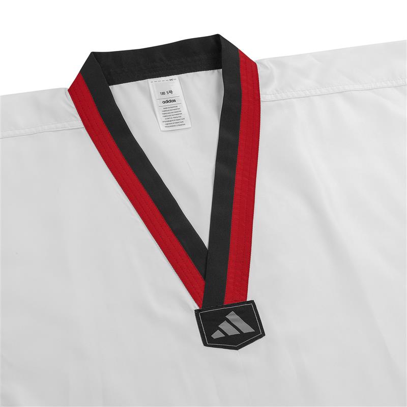 adidas Taekwondo Student Uniform--White, Black, Red/Black, Blue/Black, Poom Trim