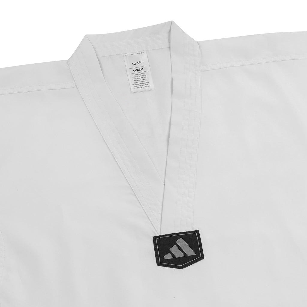 adidas Taekwondo Student Uniform--White, Black, Red/Black, Blue/Black, Poom Trim