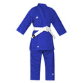 adidas Blue Karate Student Uniform Ultralight, Traditional Crossover, K150