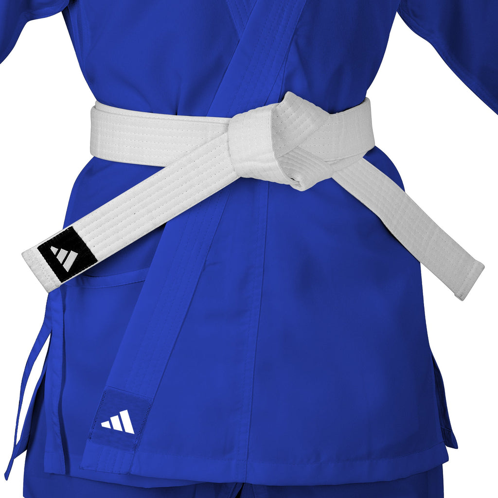 adidas Blue Karate Student Uniform Ultralight, Traditional Crossover, K150