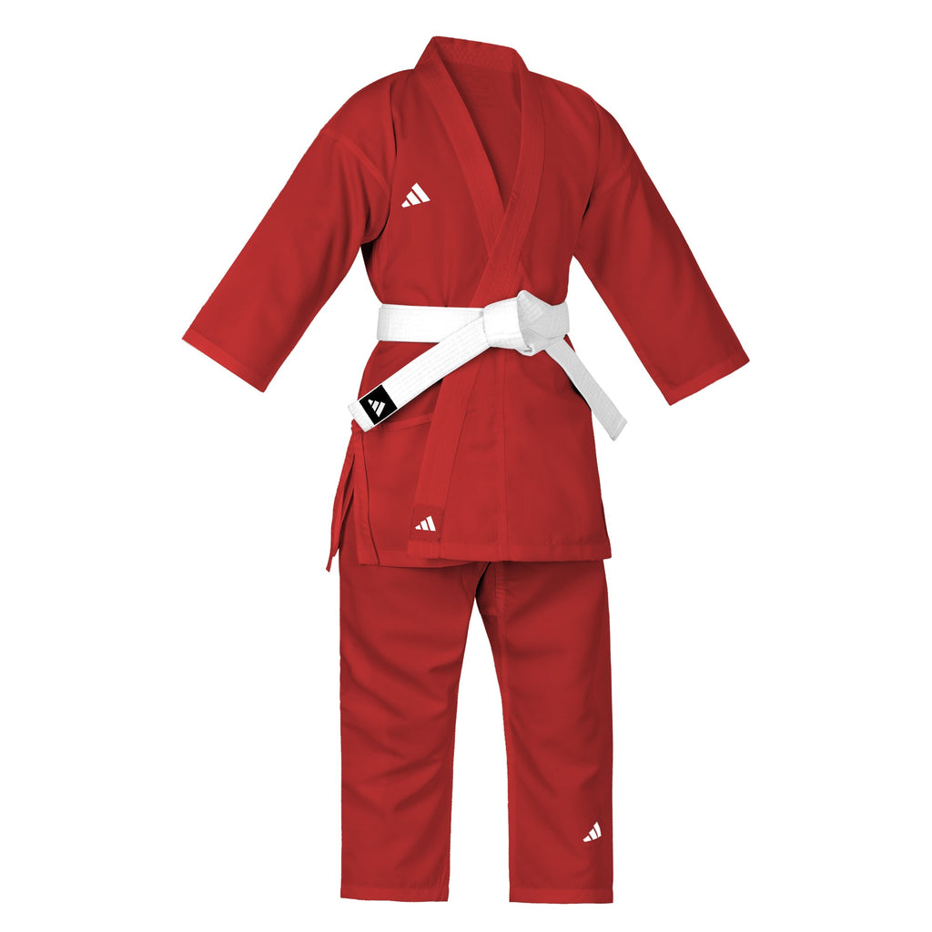 adidas Red Karate Student Uniform Ultralight, Traditional Crossover, K150
