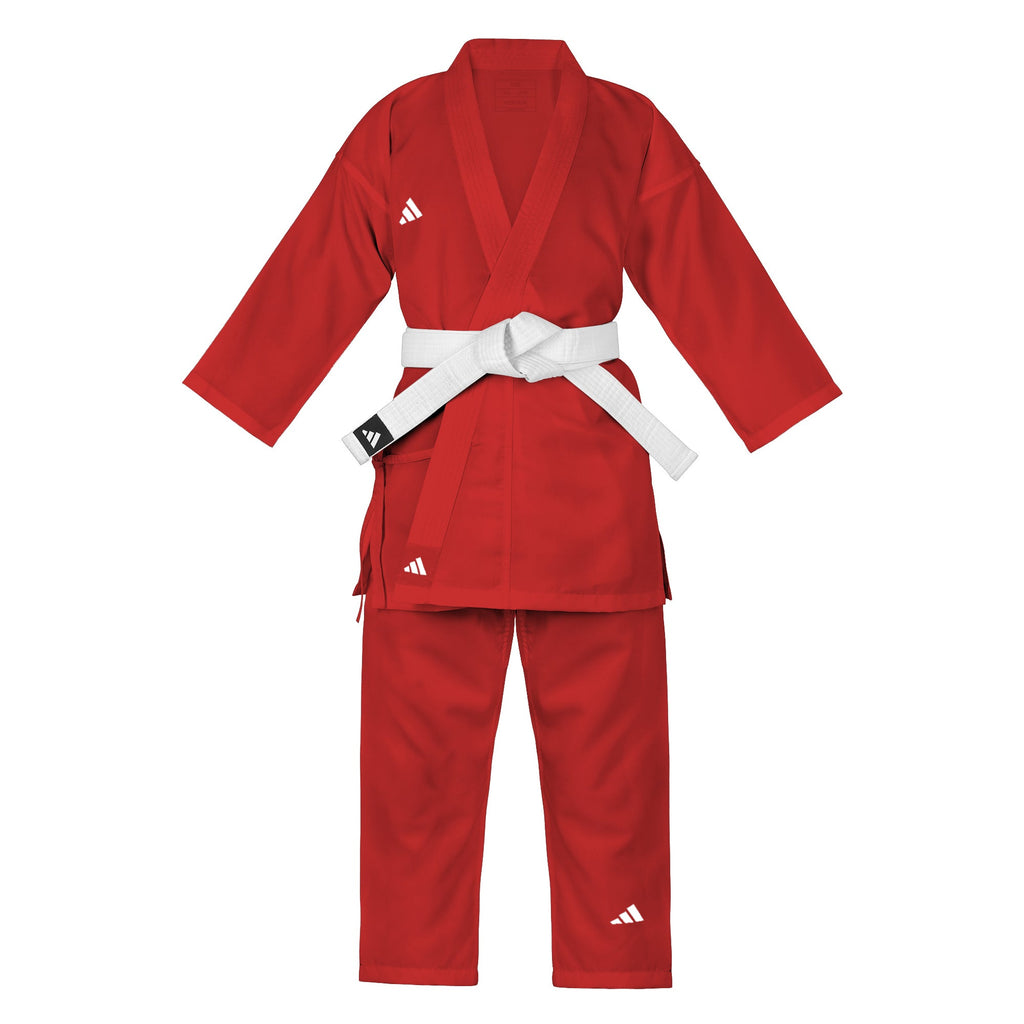 adidas Red Karate Student Uniform Ultralight, Traditional Crossover, K150