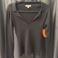 J Crew LS Ribbed Collared SWEATERS M