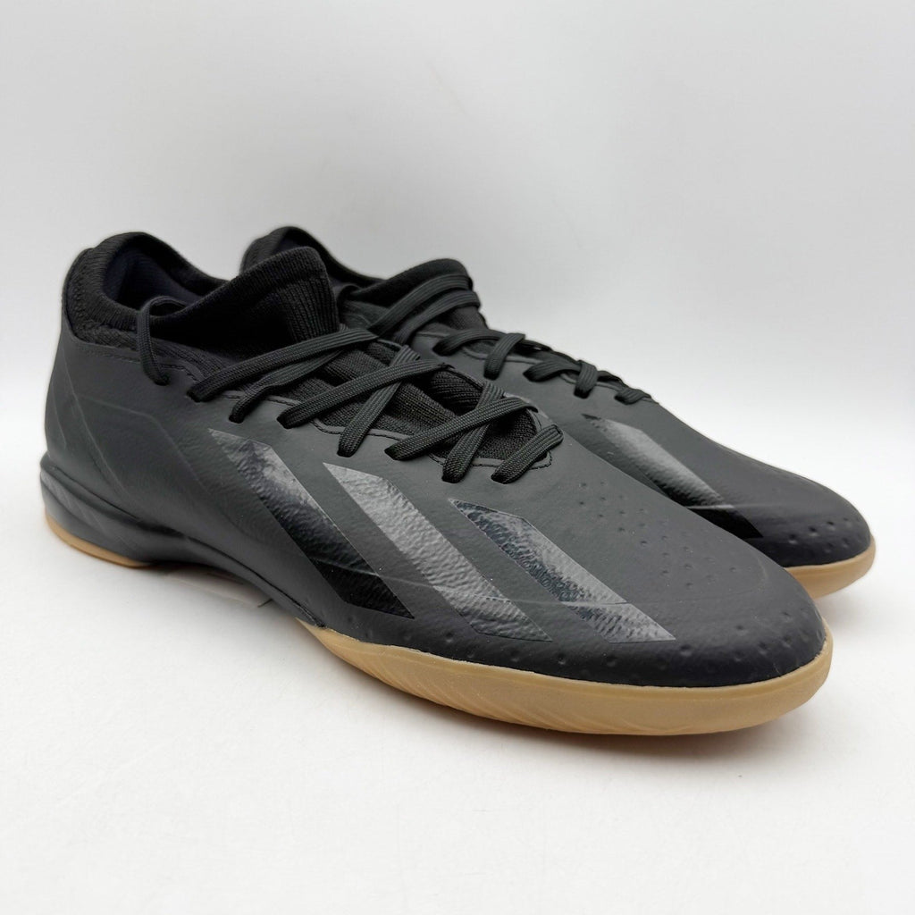 Adidas X CRAZYFAST.3 Indoor Soccer Shoes Mens 7.5 Womens 8.5 Black NWOB