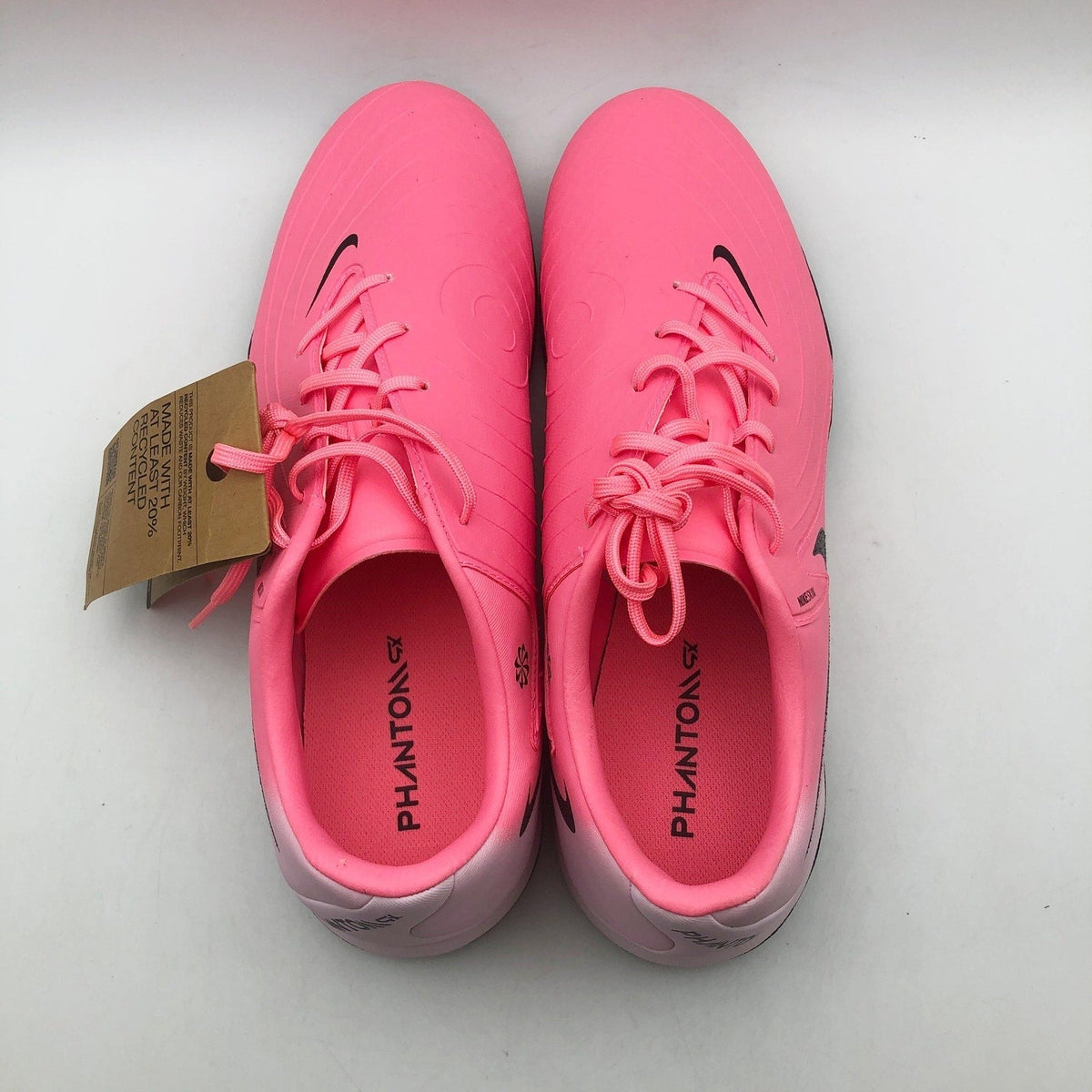 Nike Mens Phantom GX II Academy Indoor Court Soccer Shoes US 12 Pink FJ2581 NWOB