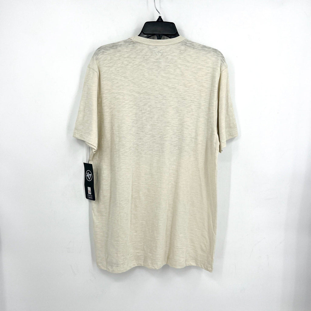 47 BRAND University of Mississippi Bottom Line Scrum Tee Medium Khaki NWT