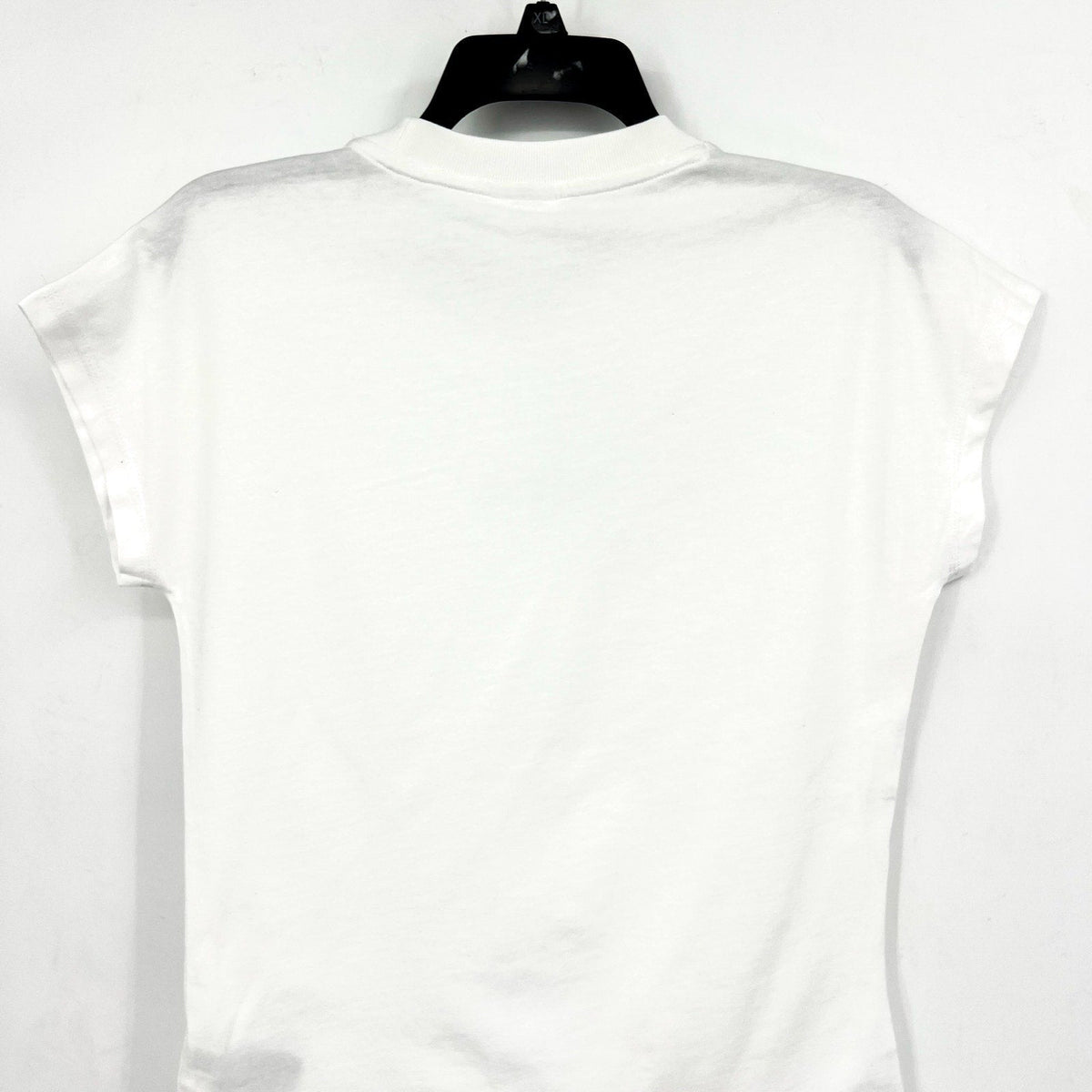 ADIDAS Women's Essentials Linear Single Tee Large White Short Sleeve NWT