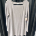 J Jill LS Tunic Knit Cotton Blnd SWEATERS M