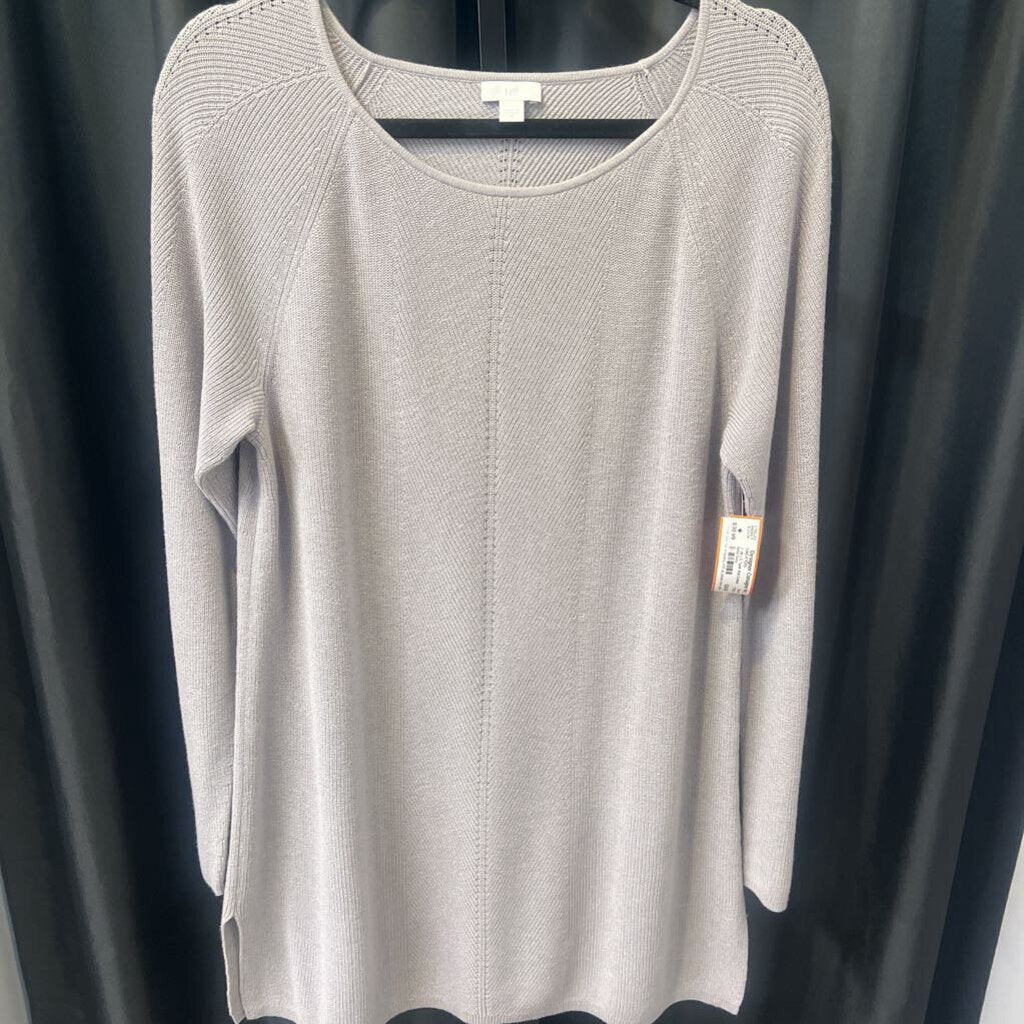 J Jill LS Tunic Knit Cotton Blnd SWEATERS M