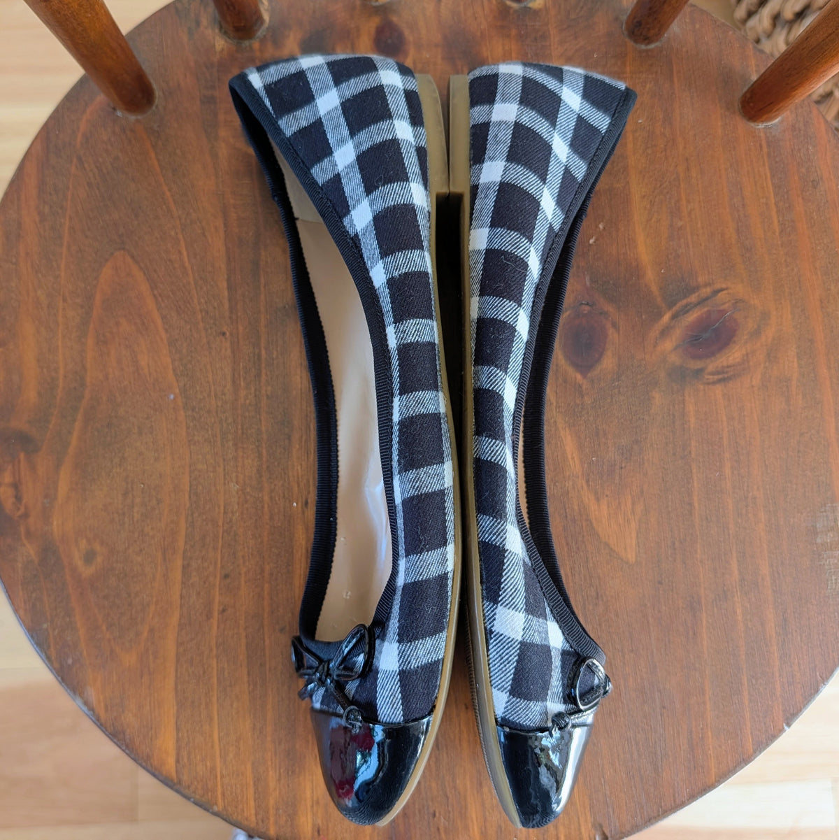 Banana Republic Gingham Ballet Flats - 9