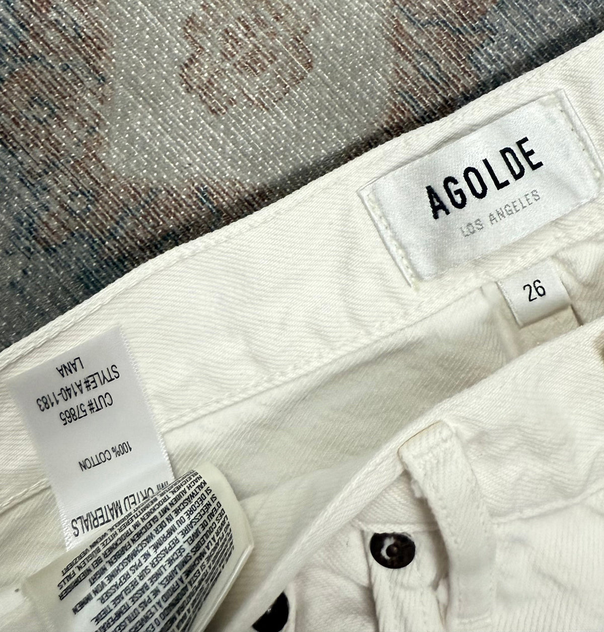 Agolde Lana Straight MR Jeans (26x30)