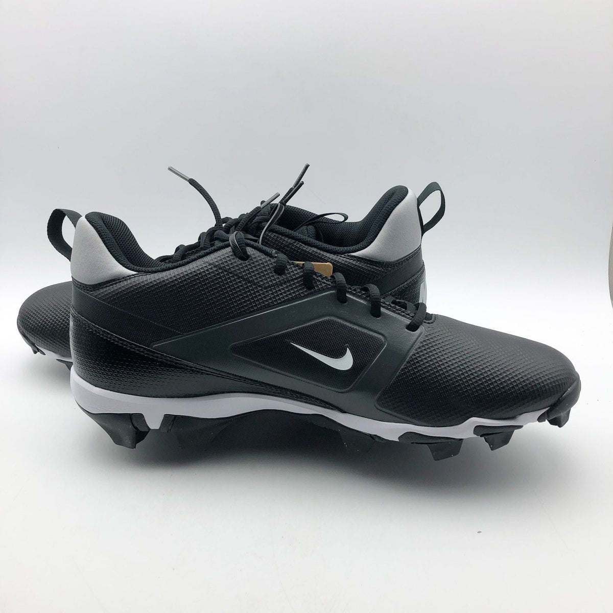 Nike Mens Alpha Menace 4 Shark Football Cleats 14 Wide Black Grey White NWOB
