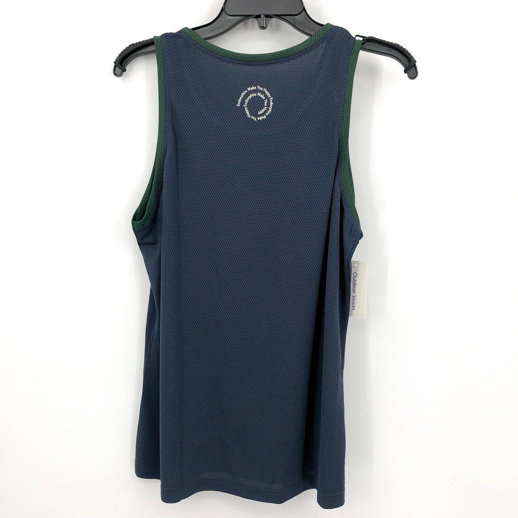 OUTDOOR VOICES Men's RecMesh Tank Top XS Blue Grey Dark Sky Sleeveless NWT