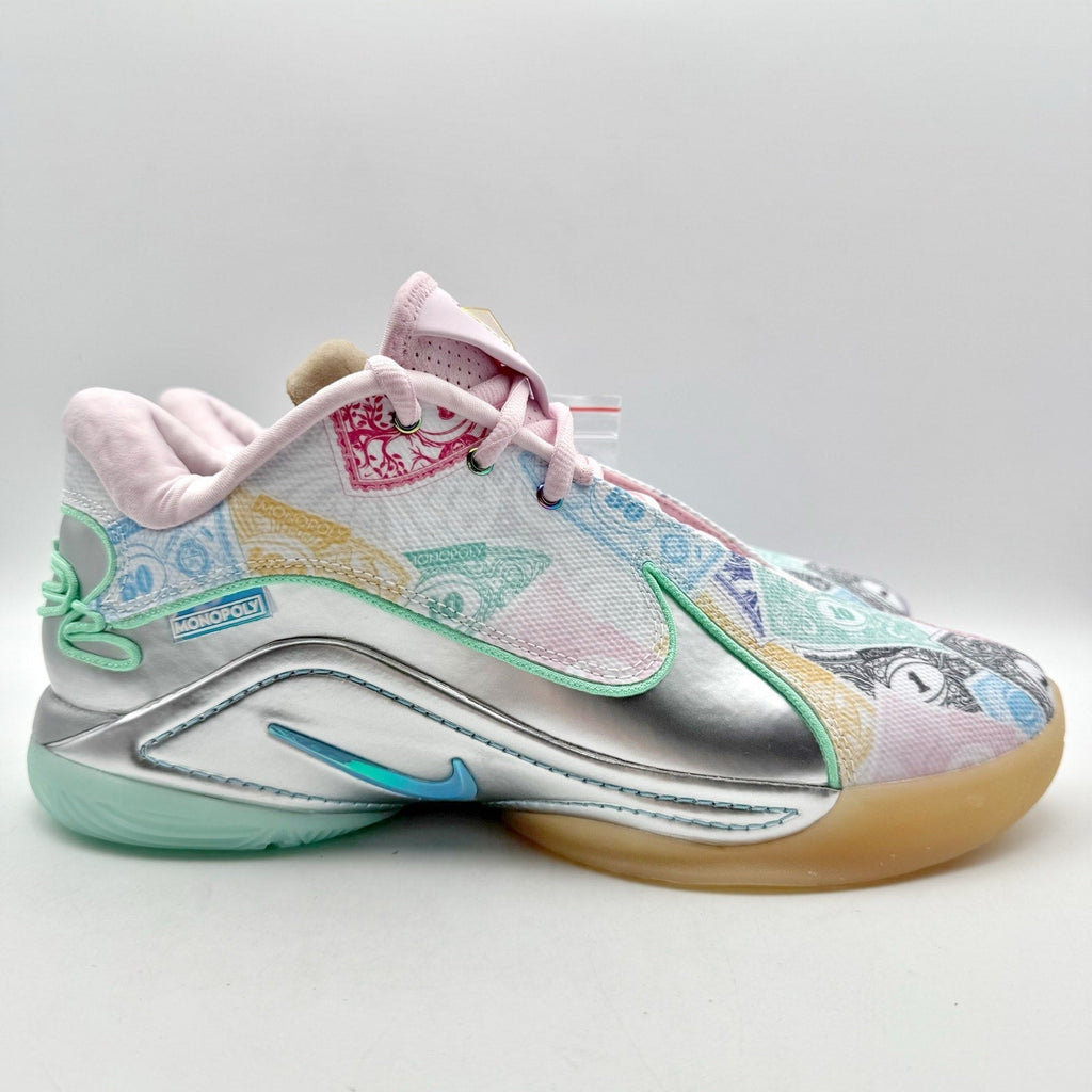 Nike Monopoly LeBron XXII 22 QS Currency Athletic Shoes Mens 9 FZ1097-100 NIB