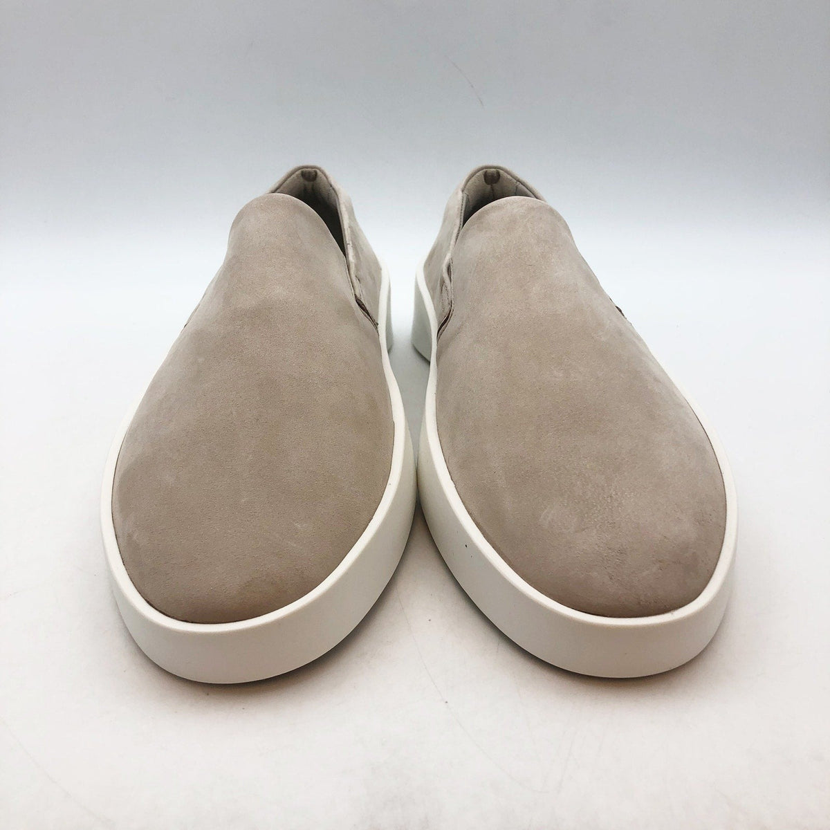 Wolf & Shepherd Womens Cruise Slip On Shoes Size 8 Warm Grey Leather NIB
