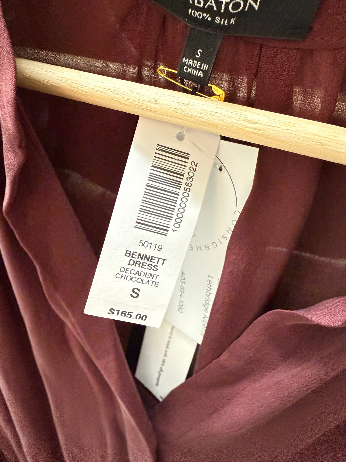 Aritzia Babaton Bennett Silk Dress (S)