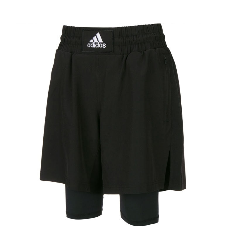 adidas Boxwear Tech Shorts with Thigh Length Inner Lining