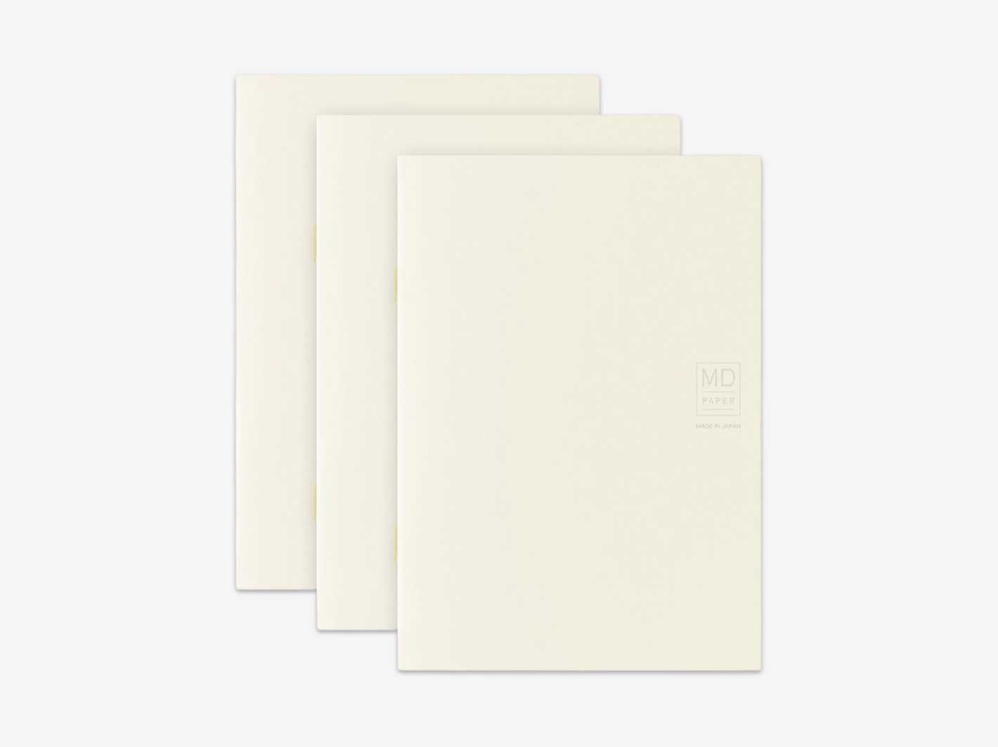 Midori MD Notebook Light A6 Lined 3-pack