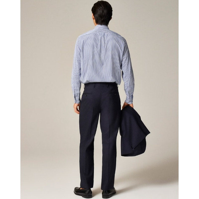 J.CREW Mens Crosby Classic-Fit Suit Pants 36x34 Navy Blue Italian Wool BM135 NWT
