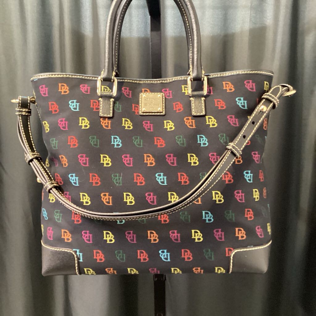 Dooney & Bourke Canvas Logo Tote HANDBAGS Large