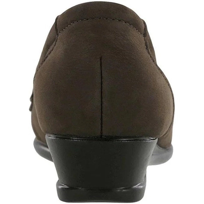 SAS Womens Taylor Wedge Loafers Size 12 M EU 42.5 Brown Leather NIB