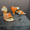 John Fluevog NEW W/BOX Floral Patent SHOES 6.5