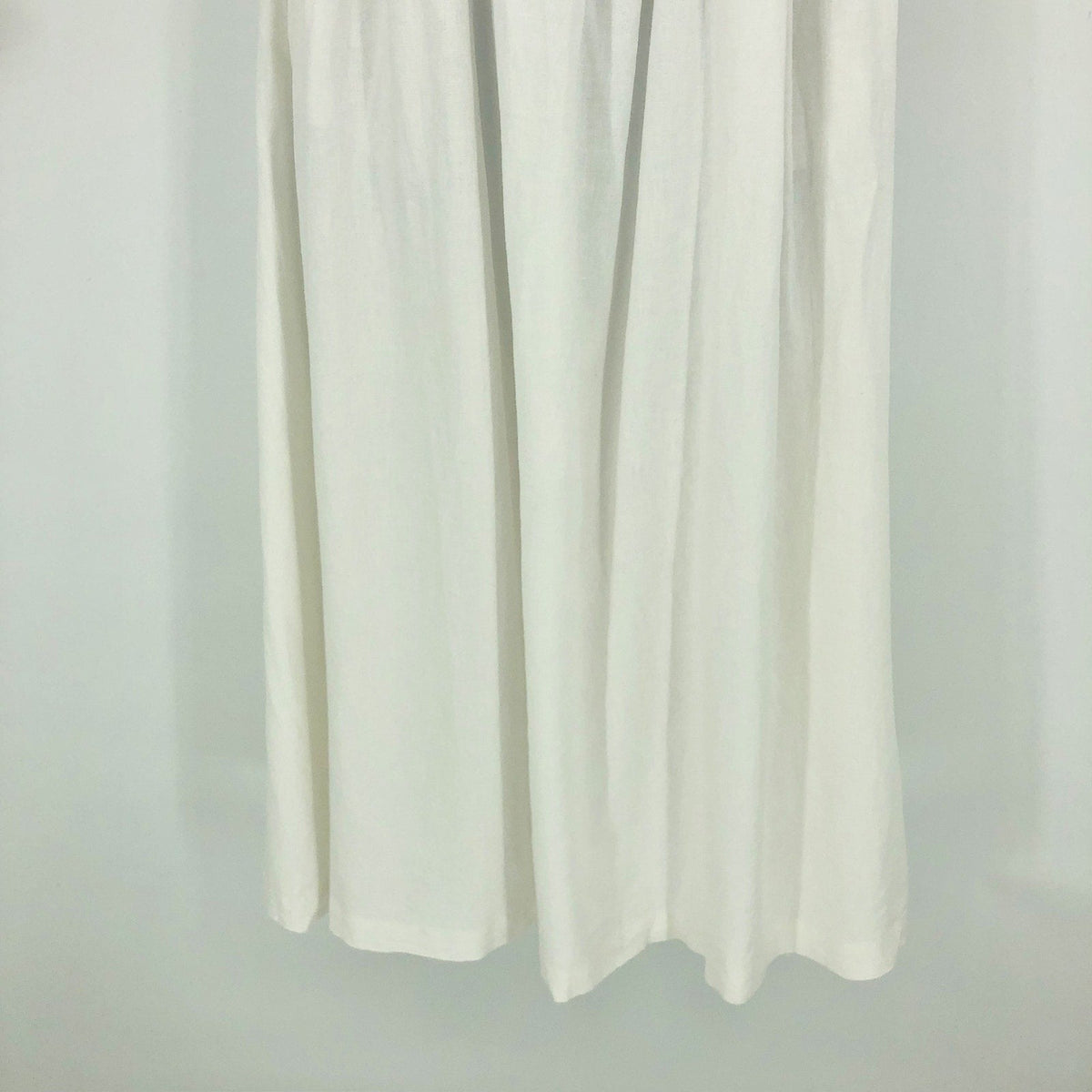 MADEWELL Sweetheart Midi Tank Dress Size 4 White Double-Tie Cutout NL181 NWT