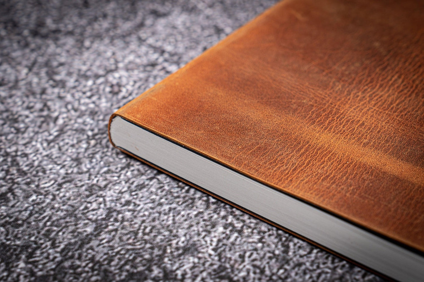 Leather Notebook - Tomoe River Paper - A6 - Crazy Horse Brown