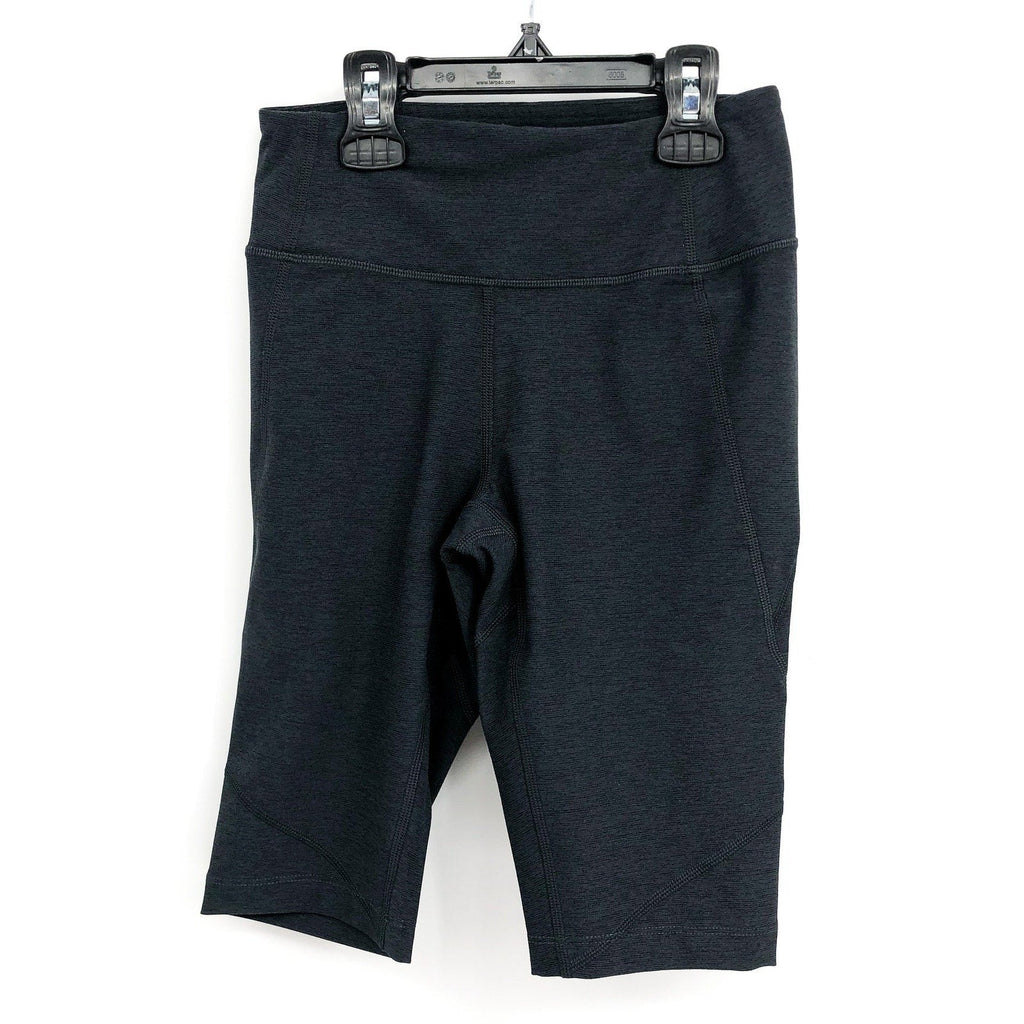 OUTDOOR VOICES Womens Double Time 10" Biker Shorts XS Charcoal Grey Mid Rise NWT