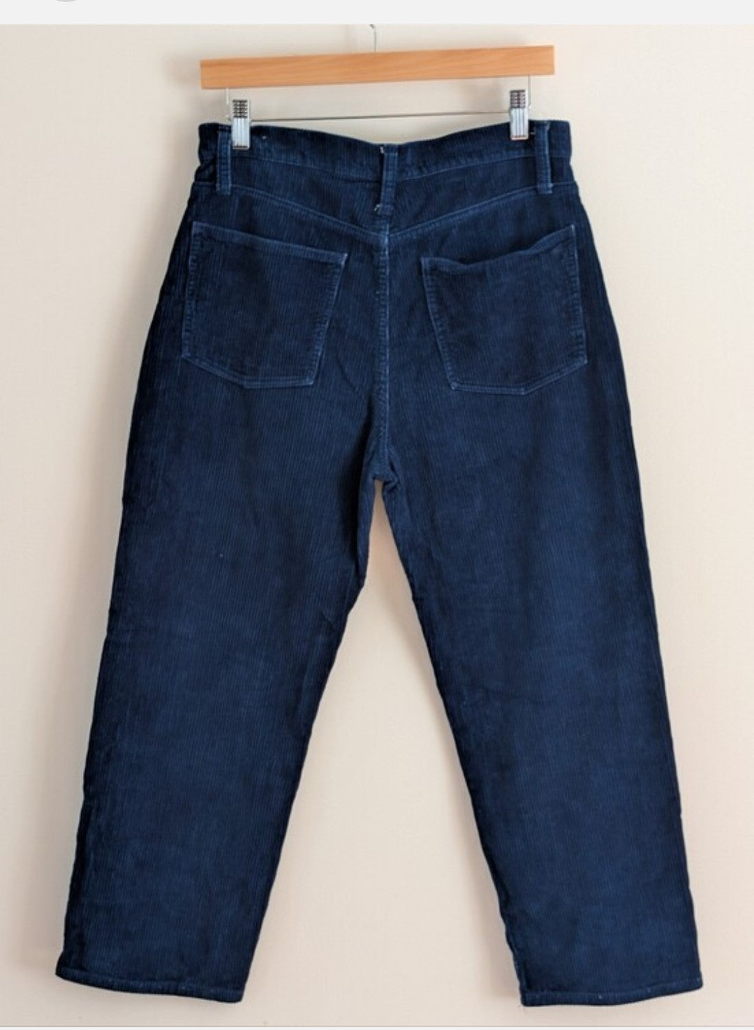 Madewell Blue Corduroy Dad Jean Pant - 28