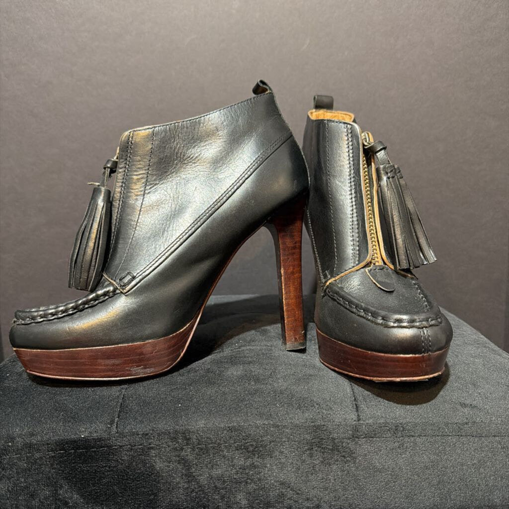 Coach Leather Tassel BOOTIES 7