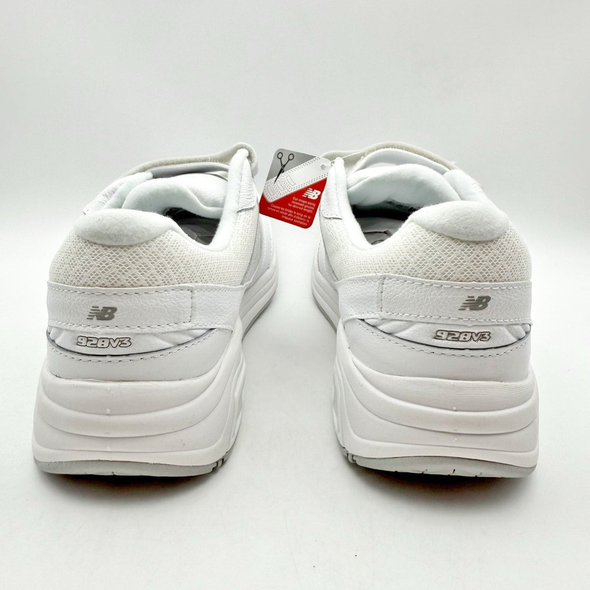New Balanc 928v3 Walking Sneakers Womens 9.5 Mens 8 White Leather NIB