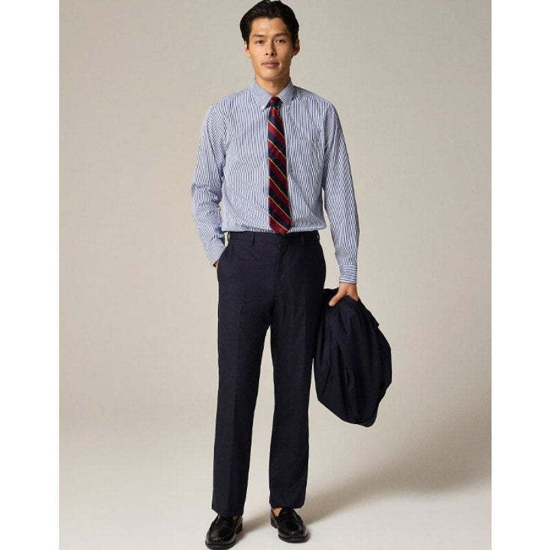 J.CREW Mens Crosby Classic-Fit Suit Pants 36x34 Navy Blue Italian Wool BM135 NWT
